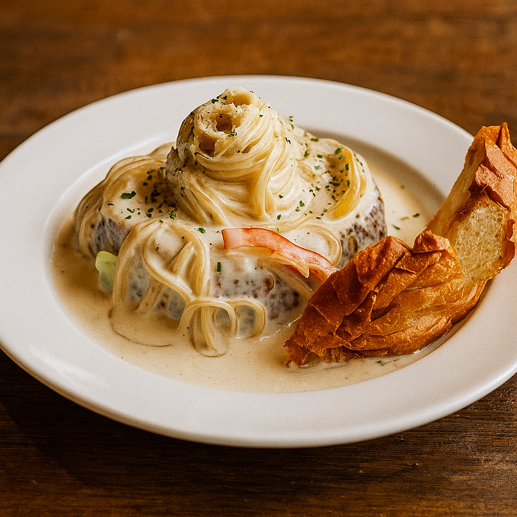 트러플 크림 빠네 파스타